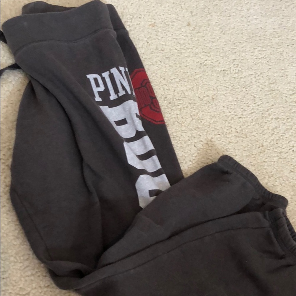 Pink OSU crop sweatpants